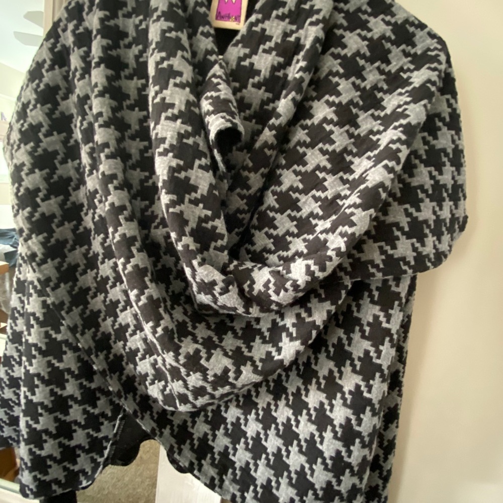 Open front poncho